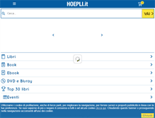 Tablet Screenshot of hoepli.it